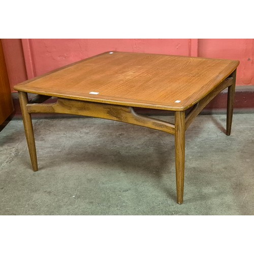 14 - A G-Plan Brasilia square teak coffee table