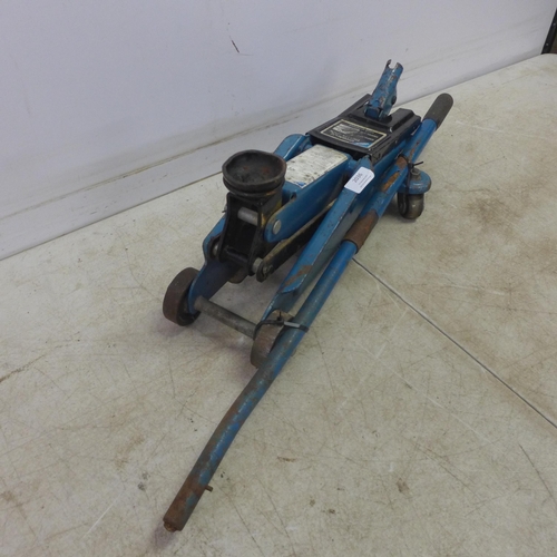 2036 - A Hilka 1 tonne hydraulic trolley jack