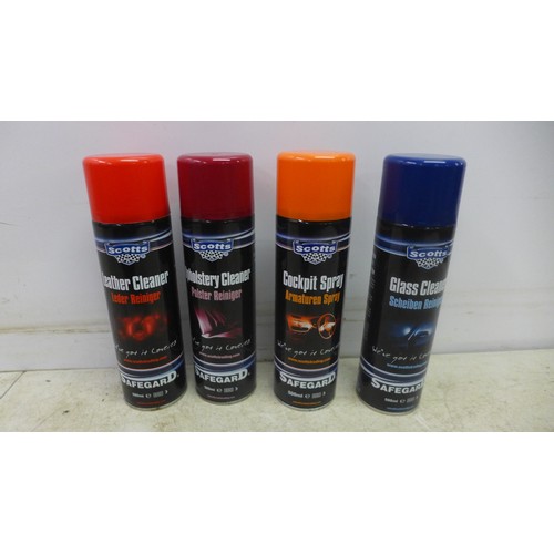 2042 - Three sets of car cleaning supplies including Inchcape, Diamond-Brite and Pentagon