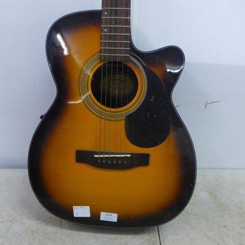 2044 - A Hudson Guitar Company model HSF-CE-VSB Electric-Acoustic guitar