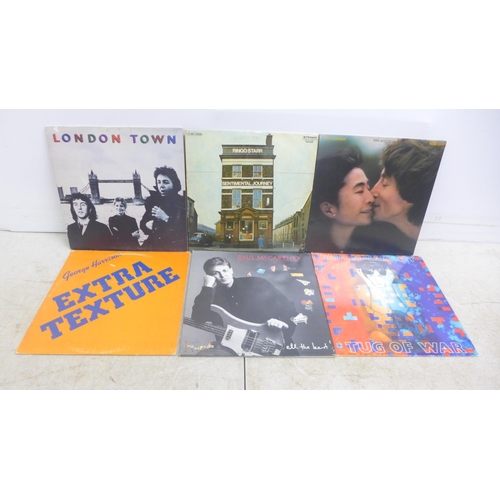 2073 - 11 x LP records - solo records made by The Beatles