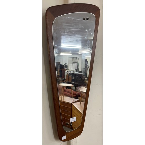 50 - A teak framed mirror