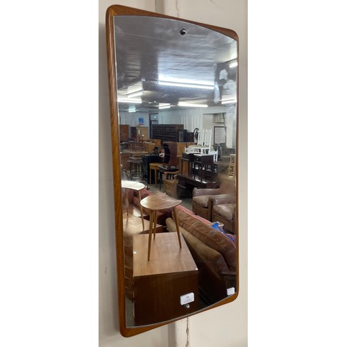 51 - A teak framed mirror