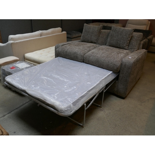 1379 - A mink weave two seater sofa bed