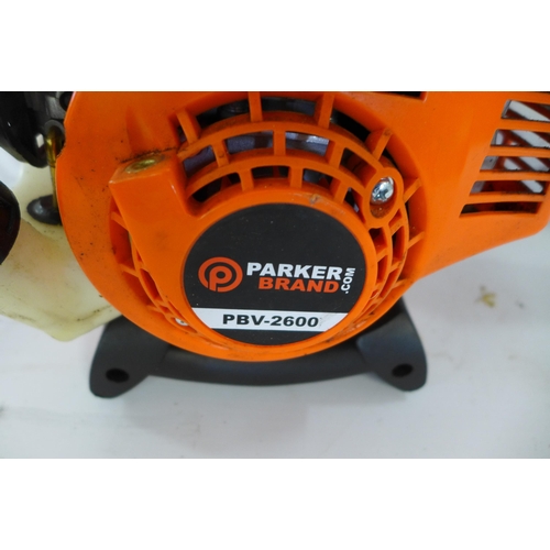 2174 - Two Parker PBV-2600 petrol garden blowers