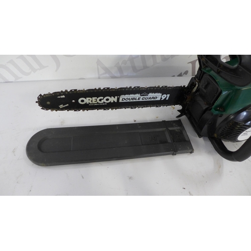 2189 - A McCulloch Gladiator 550 petrol driven hedge trimmer and a model TRY38PCSA 38cc petrol chainsaw  * ... 