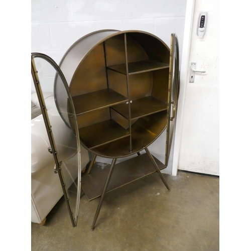 1301 - A circular drinks/display cabinet