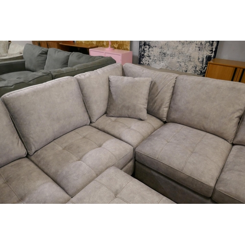 1356 - Kylie Corner Sofa  With Storage Ottoman, Original RRP £1083.33 + vat  (4212-22)   * This lot is subj... 