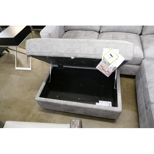 1356 - Kylie Corner Sofa  With Storage Ottoman, Original RRP £1083.33 + vat  (4212-22)   * This lot is subj... 