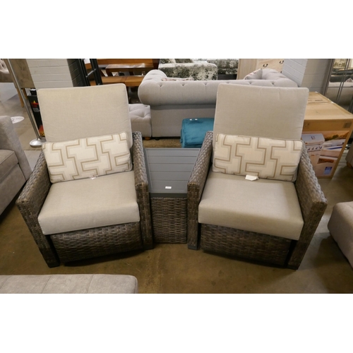 1357 - Sandy Shores 3Pc Recliner Set, Original RRP £916.66 + vat  (4212-28)   * This lot is subject to vat