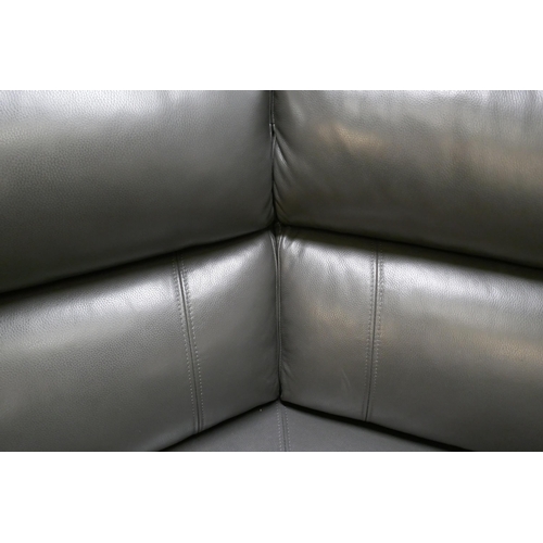 1362 - Grace Grey Leather Corner Power Recliner, Original RRP £1458.33 + vat  (4212-19)   * This lot is sub... 