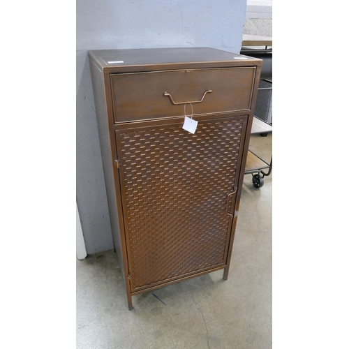 1368 - A copper effect cabinet