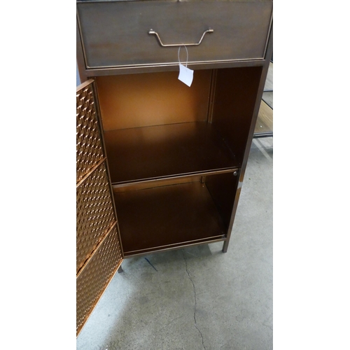 1368 - A copper effect cabinet