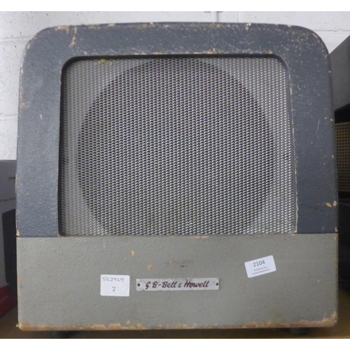 2104 - A G.B. Bell and Howell theatre speaker