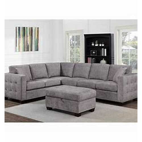 1356 - Kylie Corner Sofa  With Storage Ottoman, Original RRP £1083.33 + vat  (4212-22)   * This lot is subj... 