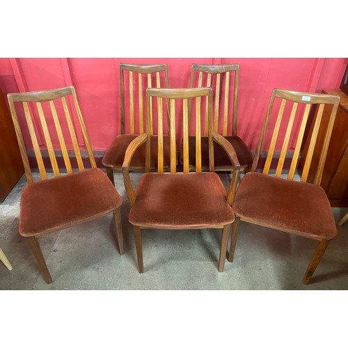 99 - A set of four G-Plan Fresco teak dining chairs