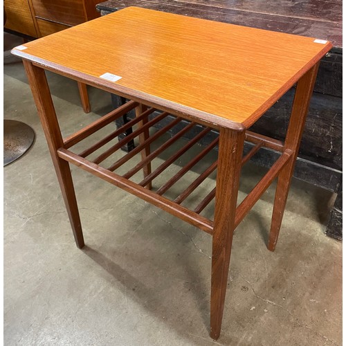 102 - A Fyne Lady teak two tier occasional table, designed by Richard Hornby