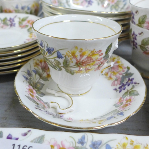 1166 - A Paragon six setting tea and dinner set, Country Lane **PLEASE NOTE THIS LOT IS NOT ELIGIBLE FOR IN... 