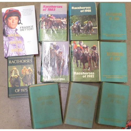 1170 - Eighteen Timeform Racing Publications, Racehorses of the Year, Racehorses of 1964 to 1993, (1964 to ... 