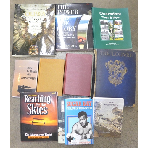 1177 - A collection of signed books including Norman Painting, A L Rowse, Ivan Rendell, etc. **PLEASE NOTE ... 