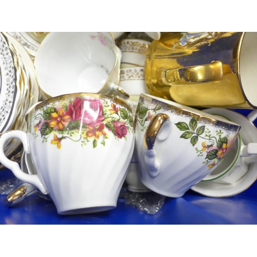 1180 - Various tea sets and ER commemorative mugs, etc. **PLEASE NOTE THIS LOT IS NOT ELIGIBLE FOR IN-HOUSE... 