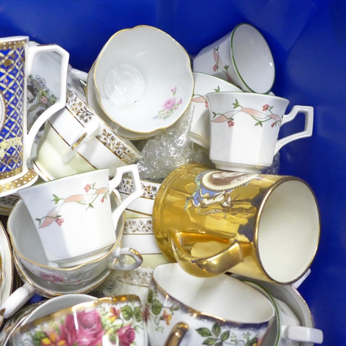 1180 - Various tea sets and ER commemorative mugs, etc. **PLEASE NOTE THIS LOT IS NOT ELIGIBLE FOR IN-HOUSE... 