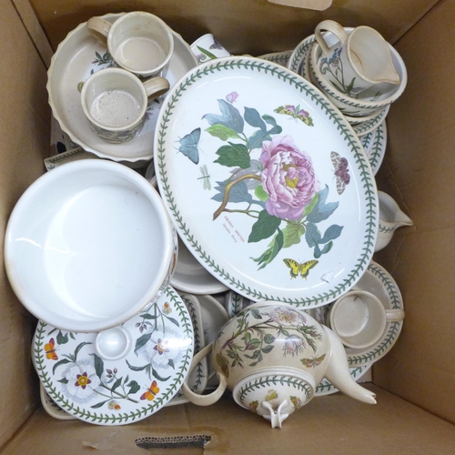 1181 - A collection of Portmeirion Botanic Garden china and two boxes of china (3) **PLEASE NOTE THIS LOT I... 