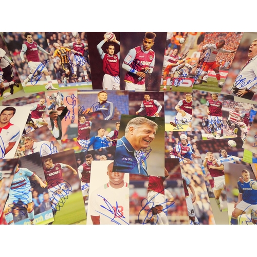 650 - 43 West Ham United 2011/12 promotion season signed photographs