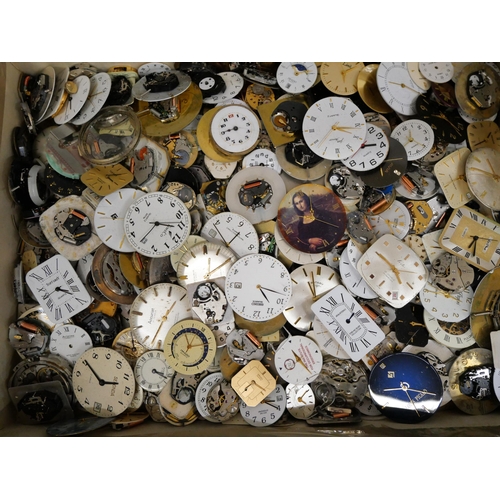 651 - A collection of wristwatch movements