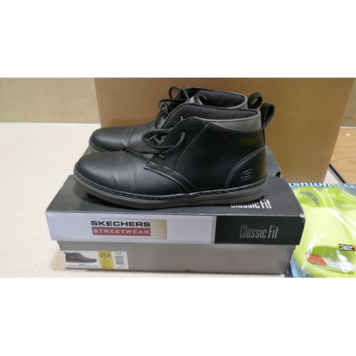 6049 - A box of miscellaneous clothing inc Skechers, Ted Baker, ETC (322-550) *This lot is subject to Vat