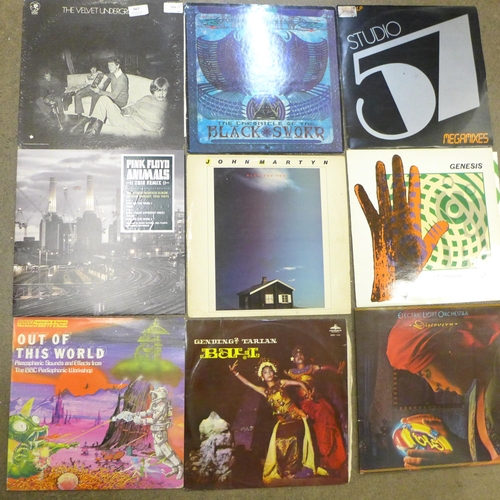 667 - Fifteen LP records, The Velvet Underground, Hawkwind, Pink Floyd, etc.