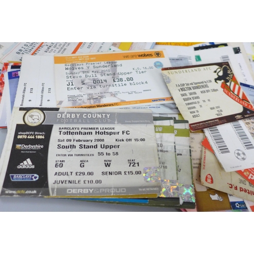 686 - 385 football tickets, 1970s to 2000s