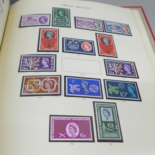 704 - Stamps; Great Britain Windsor stamp album