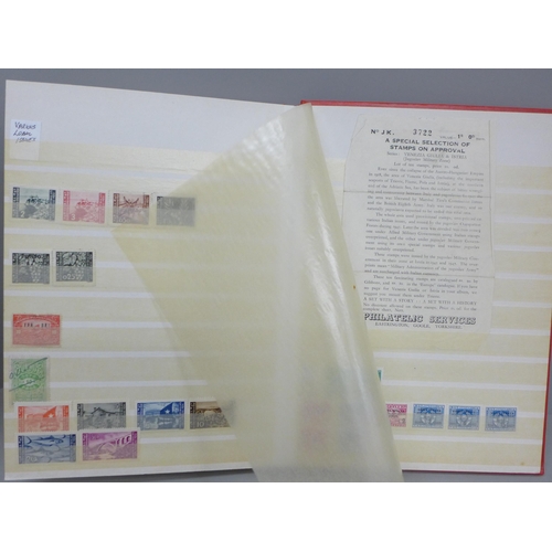 710 - Stamps; a stockbook containing Yugoslavia collection