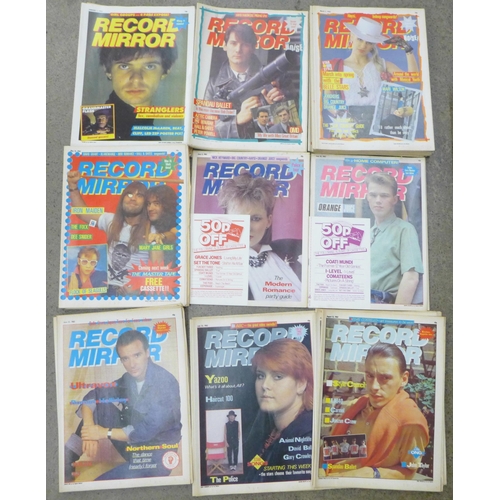 733 - A complete run of Record Mirror magazines for 1983 (52)