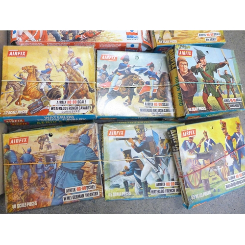 770 - A collection of various incomplete Airfix HO-OO scale figures