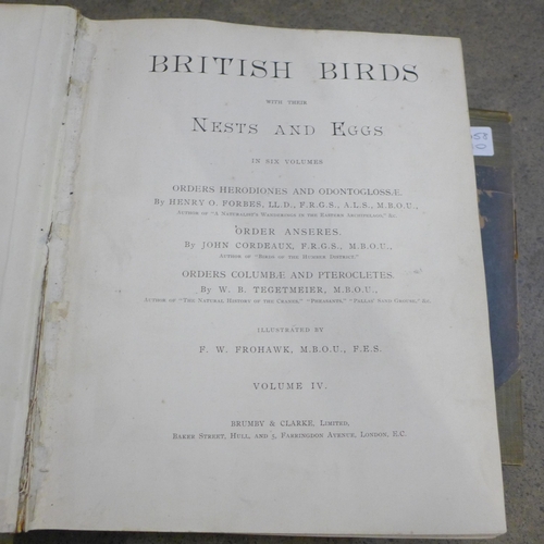 771 - Three volumes, British Birds with Their Nests and Eggs