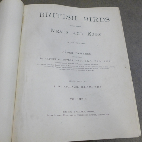 771 - Three volumes, British Birds with Their Nests and Eggs