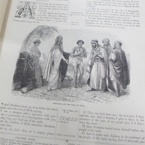 793 - An Illustrated family Bible together with Bunyan's Pilgrim's Progress and Other Works with Notes