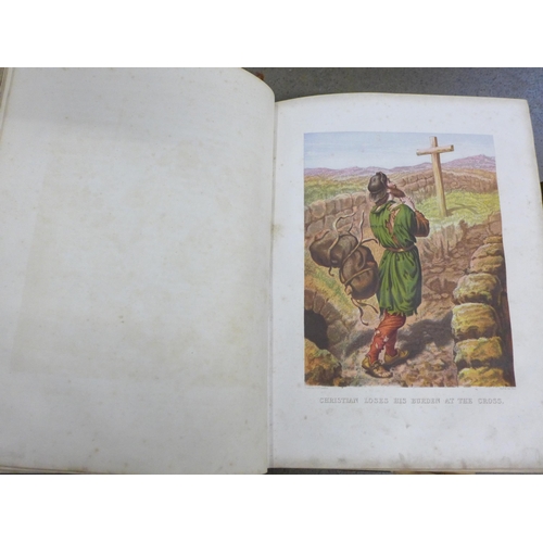 793 - An Illustrated family Bible together with Bunyan's Pilgrim's Progress and Other Works with Notes