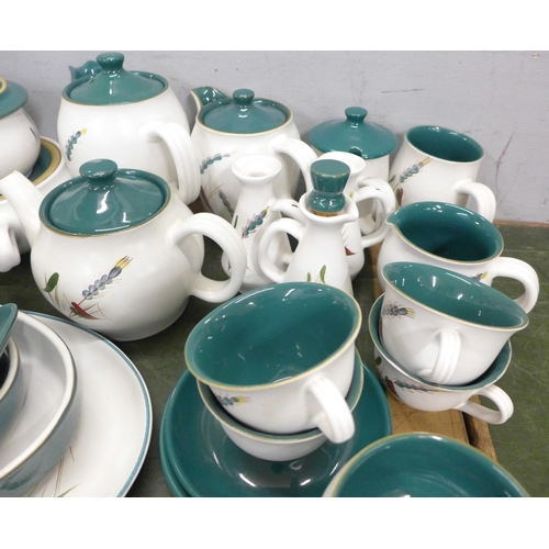 804 - A collection of Denby Wheatsheaf pattern tea and dinner wares **PLEASE NOTE THIS LOT IS NOT ELIGIBLE... 