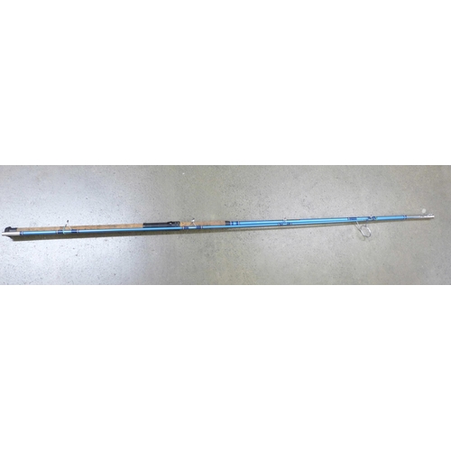 833 - An Abu 2-piece fishing rod, (blue)