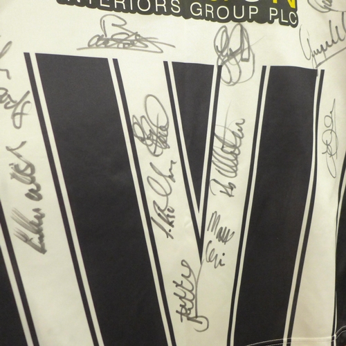 841 - Notts County Football Club; a 2004/5 shirt, signed by the team, no CoA