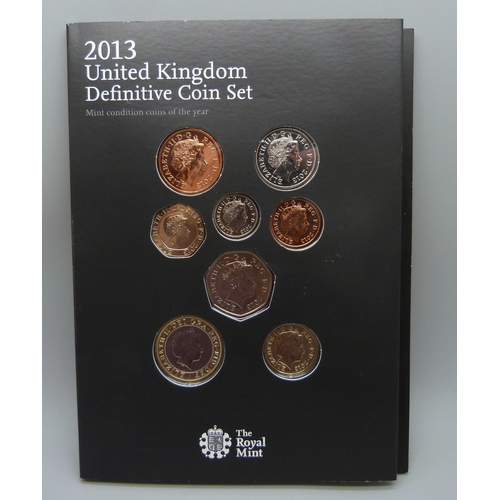 895 - A rare The Royal Mint 2013 UK Definitive Coin Set