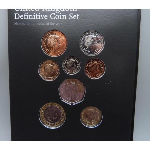 895 - A rare The Royal Mint 2013 UK Definitive Coin Set