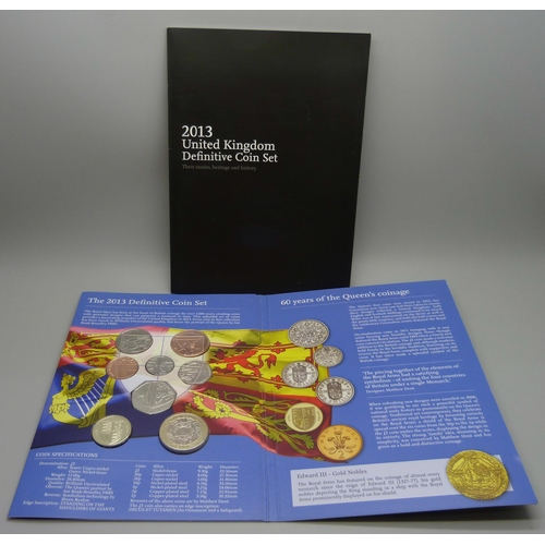 895 - A rare The Royal Mint 2013 UK Definitive Coin Set