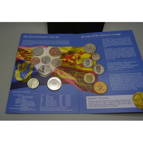 895 - A rare The Royal Mint 2013 UK Definitive Coin Set