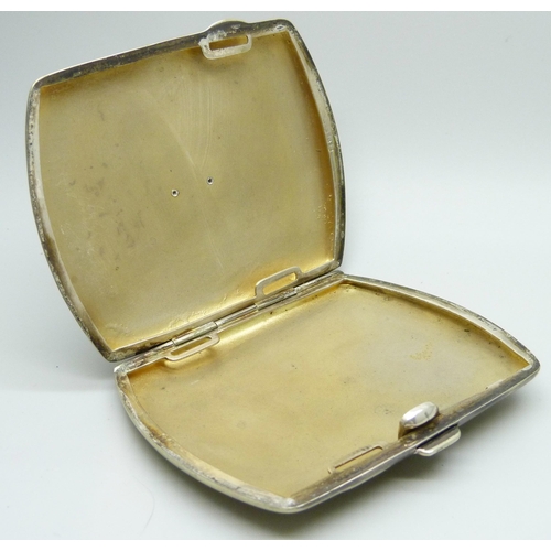 914 - A WWI British Army Honourable Artillery Company cigarette case