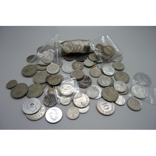 934 - A collection of British and foreign coins