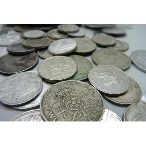 934 - A collection of British and foreign coins